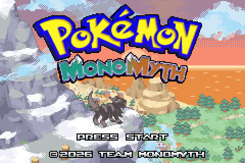 Monomyth title screen from the official promotional image
